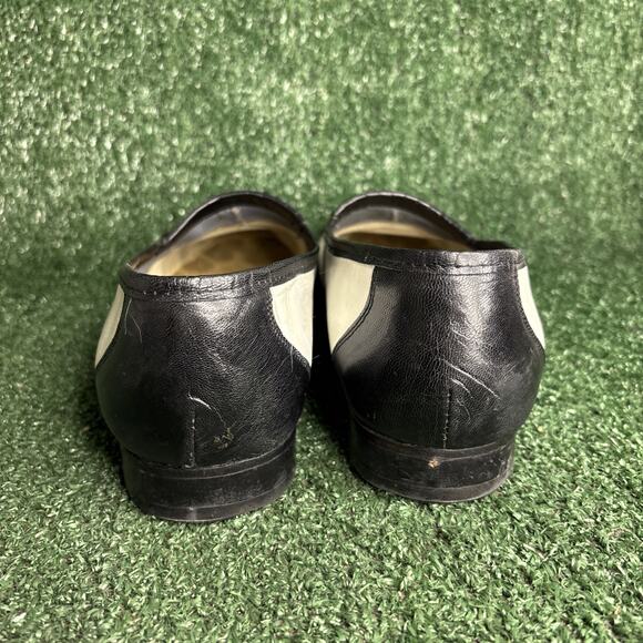Vintage Stacy Adams Spectator Tassel Kiltie Loafers 23469 Leather Brogue Size 12 main image 5